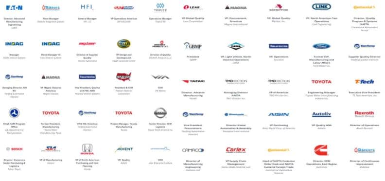 Attendees at the American Automotive Summit